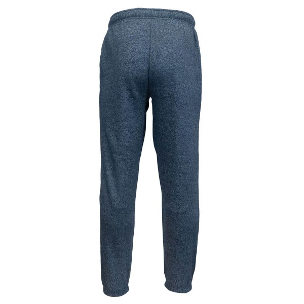 Navy Heathered Sweatpants Aggie Bull Fleece-Lined